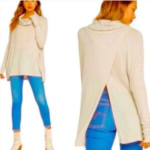 NWOT Free People waffle knit top